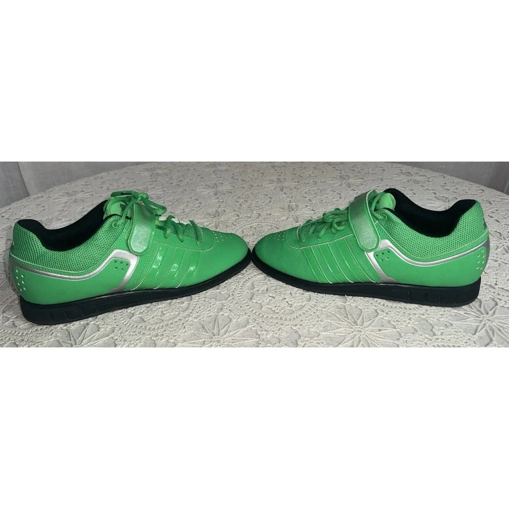 ADIDAS Powerlift 2.0 – Weightlifting Shoes Men's Size 9.5 Bright Green